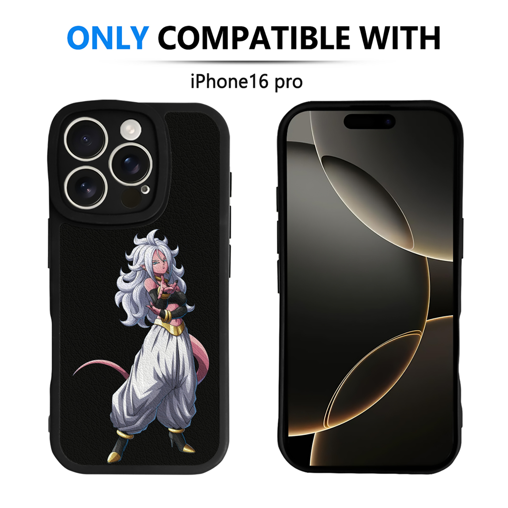 （画像用） ドラゴンボール DRAGON BALL 【iPhone 16シリーズ対応】シリコンスマホケース（レザー調） 材質：シリコン